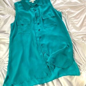 Coldwater Creek Lg sheer blouse